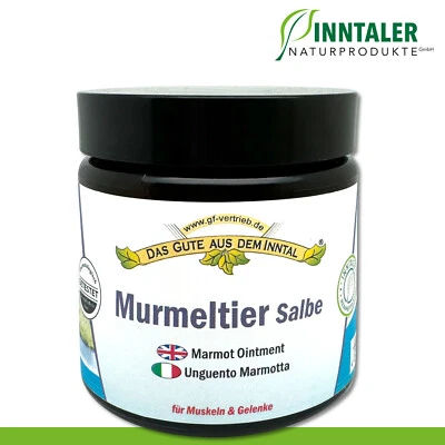 110 ml Murmeltier Salbe Muskeln Gelenke Inntaler Naturprodukte im Glastiegel