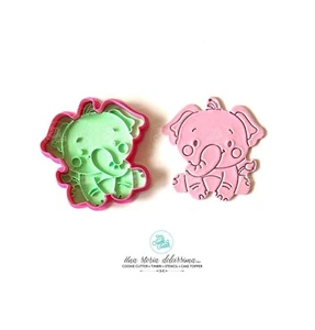 Animali Giungla Elefante Formine biscotti Cookie cutter 8/9cm - Bild 1 von 1
