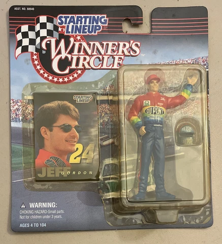 Vintage 1997 🏁 Jeff Gordon 🏁 Starting Lineup NASCAR Winners Circle figure Cover