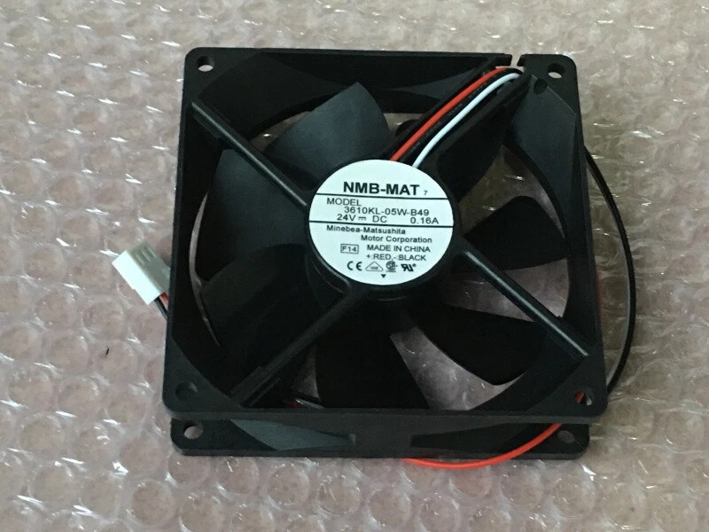 NMB-MAT 3610KL-05W-B49 92*92*25MM 9CM 24V 0.16A 3Pin Cooling Fan - Image 1 of 1