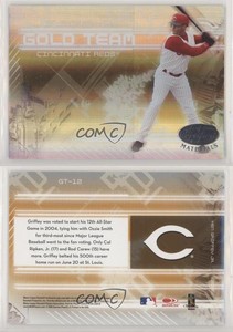 2005 Leaf Certified Materials Gold Team Mirror Ken Griffey Jr #GT-12 HOF