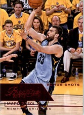 2015-16 Prestige Bonus Shots Red #41 Marc Gasol /199