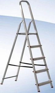 Scala Scaletta Apribile Alluminio 3 Gradini Antiscivolo h. 56cm. GAIA A07GA125F - Picture 1 of 1