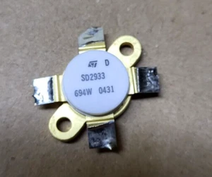 SD2933 RF transistor ST RF MOSFET Transistors N-Ch 125 Volt 40A - Picture 1 of 1