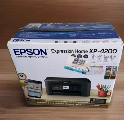 Expression Home XP-4200 Wireless Color All-in-One Printer #8592 - Image 1 of 2