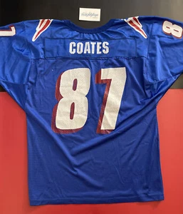 Vtg Ben Coates New England Patriots NFL Jersey Wilson Lg Early 90’s Retro #87 - Picture 1 of 12