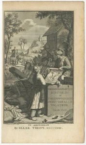 Antique Frontispiece by Tirion (1731) - Picture 1 of 1