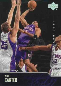 VINCE CARTER 2003-04 CUBIERTA SUPERIOR PLATINUM UD EXCLUSIVAS #5/25 TORONTO RAPTORS SSP - Imagen 1 de 2