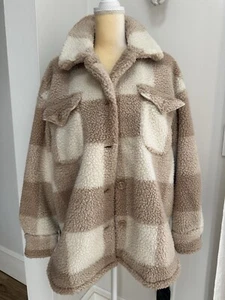 Bernado Sherpa Coat Jacket/shacket Women’s Size XL - Picture 1 of 5