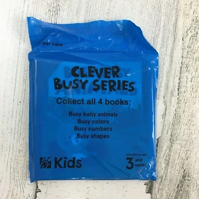 Chick Fil A Kids Meal Toddler Busy Baby Animals Board Book Clever Busy Series - Image 1 of 3