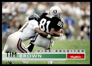 1995 SkyBox Impact Tim Brown Oakland Raiders #75 - Picture 1 of 2