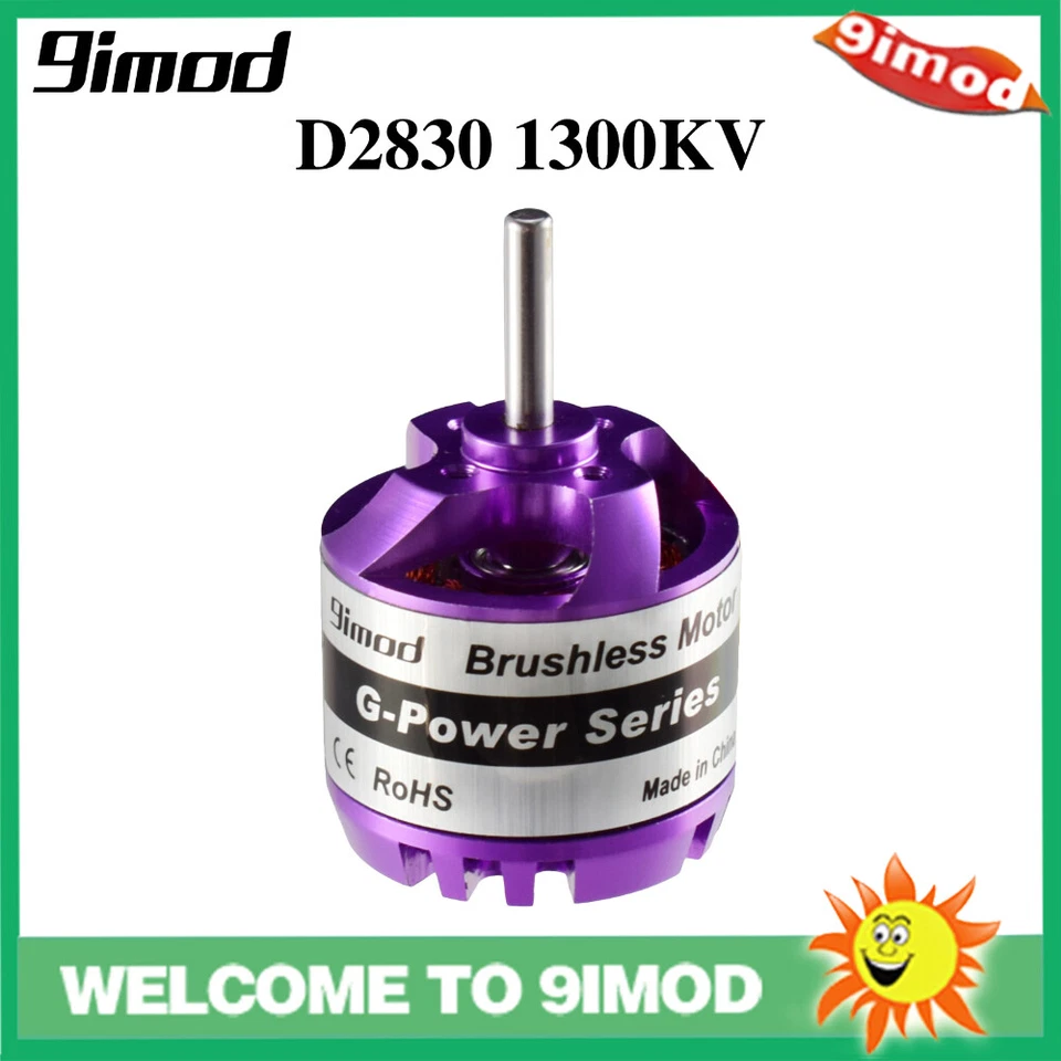 9imod D2830 Brushless Motor 1300KV For RC Aircraft Multi-copter Outrunner Motor - Image 1 of 4