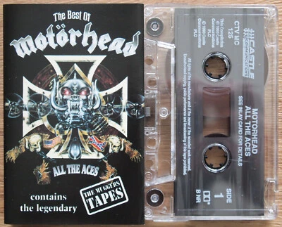 MOTÖRHEAD - ALL THE ACES (CASTLE CTVMC125) 1993 UK CASSETTE TAPE COMPILATION EX - Image 1 of 3