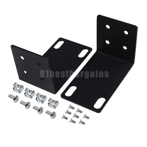 1U Rack Ears Rack Mount Kit do NETGEAR JGS516 JGS516v2 JGS516PE JGS524 JGS524v1 - Zdjęcie 1 z 7