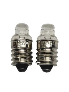 2 Pack K222 Krypton Screw Lens Bulb 2.2V 0.6A NEW - Picture 1 of 3
