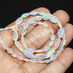 Ethiopian opal Beads Multi Fire opal Tumble Natural Faceted Necklace Jewelry 324 - Bild 1 von 8