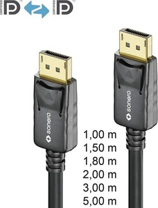 DisplayPort Kabel 1.4 DP Kabel 8K@60Hz 4K@165Hz UHD WQHD PC Monitor 1m bis 5m - Bild 1 von 15