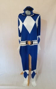 POWER RANGERS BLUE RANGER MORPHSUIT HERO OFFICIAL UNISEX FANCY DRESS 1 PC XL - Picture 1 of 18