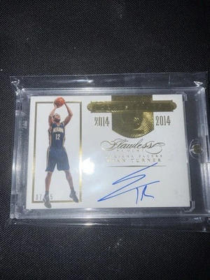 2015-16 Panini Flawless - Transitions Autographs Evan Turner #TR-ET3 /25 (AU) - Image 1 of 2