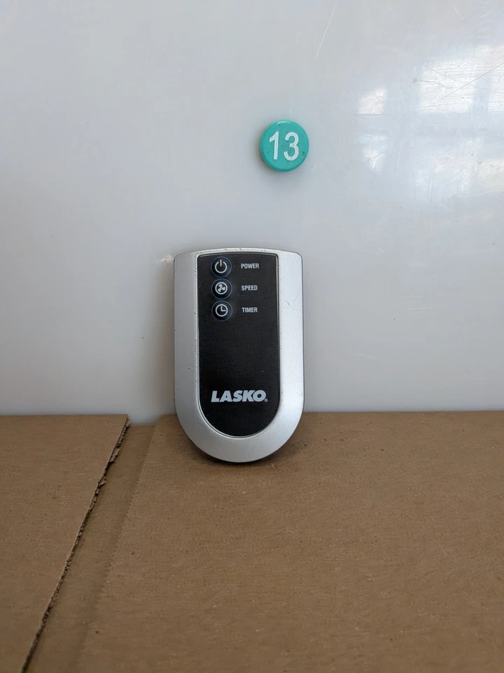 Lasko Remote Control 4 Button Black Silver Replacement Remote For Tower Fan - Image 1 of 2