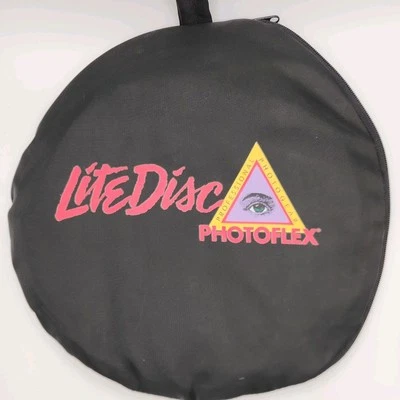 Photoflex Lite Disc 40" white / silver reflector, good 12 Inch Case - Image 1 of 4