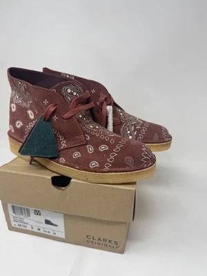 Clarks Originals Bota Desierto Ladrillo Paisley Mujer’s 8M EU39 Nueva en Caja Foto 1 de 4