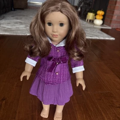 Muñeca American Girl Rebecca Rubin tamaño completo conjunto de reunión sin zapatos pueden soportar Foto 1 de 4