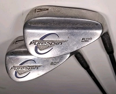 Pure Spin Wedge Set 60° Lob & 52° Approach Wedges RH Steel Reg Flex - Image 1 of 4