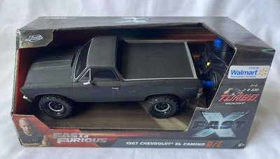 Brand New Fast & Furious 1:24 1967 Chevrolet El Camino RC Radio Control Cars - Image 1 of 4