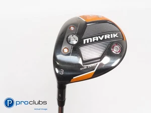 Nice! Left Handed Callaway Mavrik SUB ZERO 15* 3 Wood - Diamana BF70 TX Flex - Picture 1 of 4