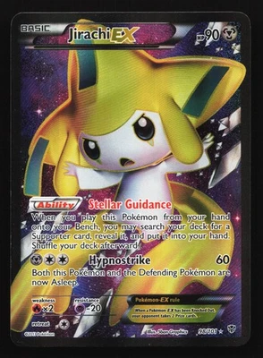Jirachi EX (Full Art) 98/101 Plasma Blast Ultra Rare Pokemon Card - Image 1 of 2
