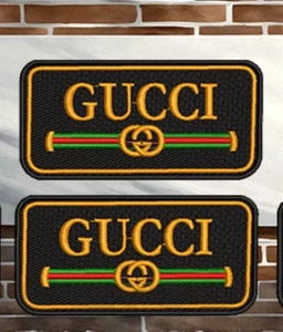 Gucci Vintage Embroidered Patch Iron-on / Sew-On (Set Of 5) - Picture 1 of 6