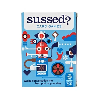 Sussed Cool Blue What If Card Game 2-8 Players Lifeology Travel Game Complete  - Image 1 of 2