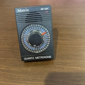 Matrix MR-500 Quartz Metronome w/Sound, & Back Stand Tested and works - Picture 1 of 3
