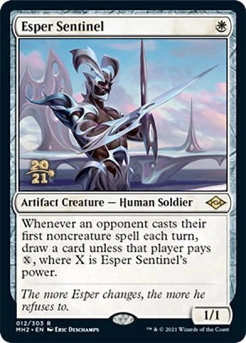 Esper Sentinel -Foil Light Play MTG Promos: Prerelease Cards - Image 1 of 1