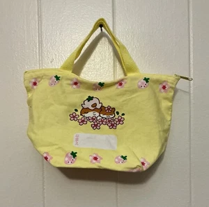 Un rare petit sac fourre-tout léger zippé Sanrio 2000 CoroCoroKuririn vintage - Photo 1/6