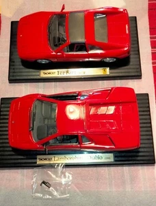 Maisto Ferrari 348 ts+Lamborghini Diablo pubblicità Monroe x pz di ricambio 1/18 - Foto 1 di 11