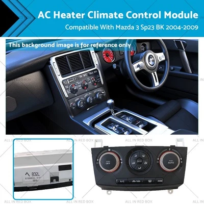 Módulo de controle climático aquecedor CA adequado para Mazda 3 Sp23 BK 2004-2009 - Imagem 1 de 4