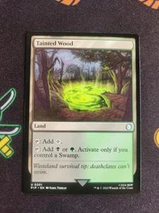 EXACT CARD PICTURED Tainted Wood PIP 0301 MTG Universes Beyond Fallout Non-F - Picture 1 of 2