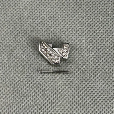 DKNY NY-4228 Link Pin For Watch Silver 17mm Stainless Steel Crystals Original - Image 1 of 4