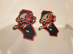 (2) SDSU SAN DIEGO STATE AZTEKEN 3,25"X2,5" BESTICKTE AUFBÜGLER PATCHES. - Bild 1 von 1