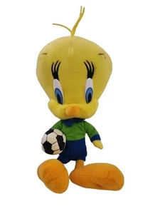Tweety Bird Soccer Plush Toy Stuffed animal Toy 15" Yellow Bird  pre-owned Toys - Picture 1 of 6