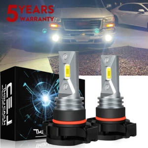 6000K 5202 LED Fog Light Bulb For GMC Sierra 1500 2500 3500 07-15 Yukon XL 07-13 - Picture 1 of 16