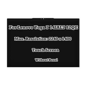 2.2K IPS LCD Touch Screen Digitizer Assembly for Lenovo Yoga 7 14IAL7 82QE000LUS - Bild 1 von 5