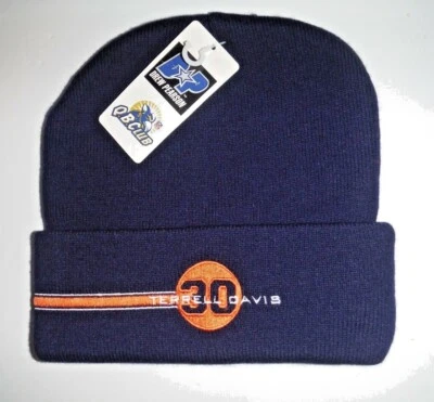 DE COLECCIÓN DENVER BRONCOS TERRELL DAVIS 30 NFL GORRO CON PUÑOS INVIERNO TEJIDO SOMBRERO NUEVO  Foto 1 de 2