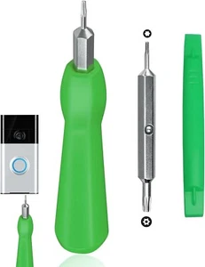 Ring Doorbell Screwdriver,Ring Screwdriver Bit Set for Battery Change & Green - Picture 1 of 6