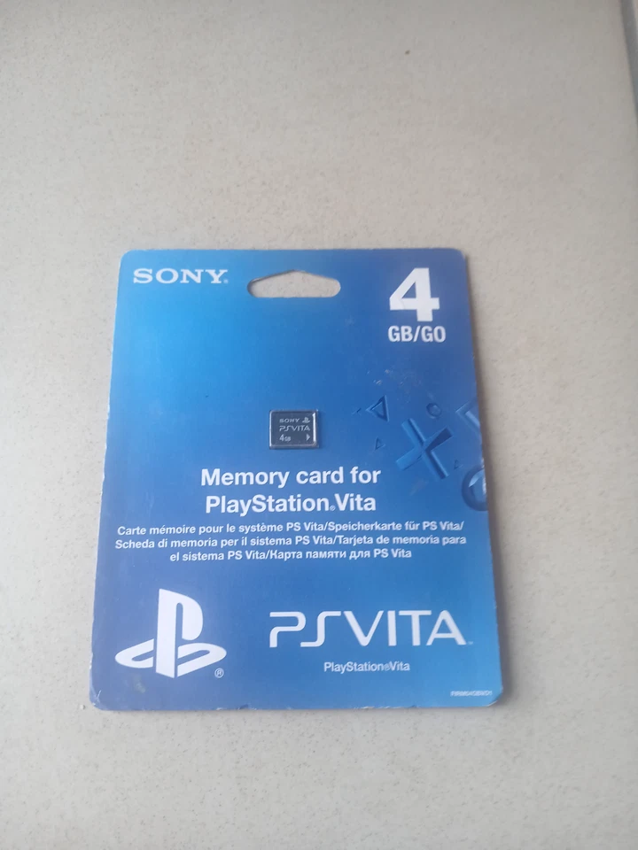Memory Card Playstation Vita 4 Gb Official Sony New - Immagine 1 di 2