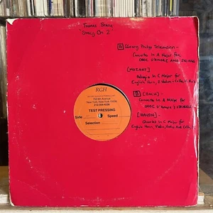[CLASSICAL]~EXC LP~THOMAS STACY~Stacy On 2~[Original 1982]~[RGH TEST PRESSING] - Imagen 1 de 5