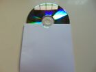 15 CD DVD Karte Brett Geldbörse/Hüllen mit Daumenschnitt weiß... L1 Verkauf