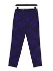 Jil Sander Women&#39;s Suit Trousers UK 6 Purple 100% Other Straight Dress Pants